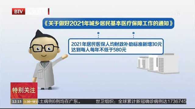 医保补助标准又涨了!今年居民医保人均财政补助标准新增30元