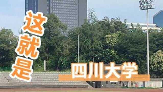 四川大学太大,太漂亮了,从南一环到南四段都是它的地盘