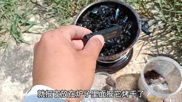 去捉竹筒蜂做成药引,给粉丝发货,效果很好的哟