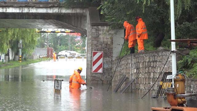 北京延庆发布暴雨橙色预警 百余人迅速进入备汛守护安全