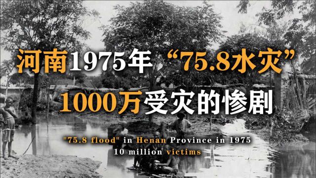 河南世界级水灾事故60多水库溃决,1000万群众受灾为何鲜为人知