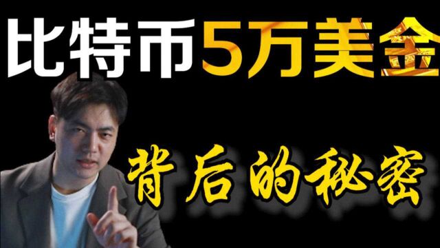 比特币5万美金一枚!币圈老人两个字道出背后秘密