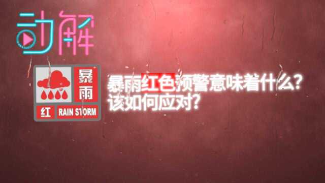 暴雨袭城:红色预警意味着什么?该如何应对?