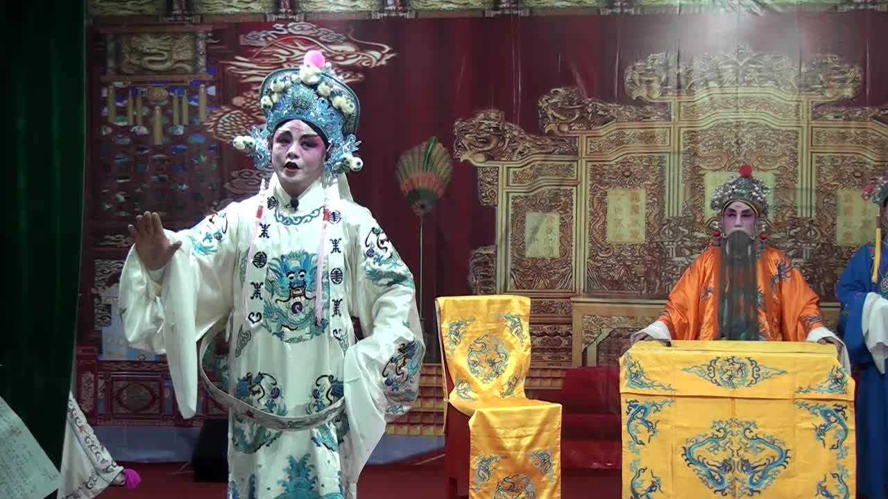 1-2 古装淮剧《牙痕记》选场 金殿认子夏月梅辅