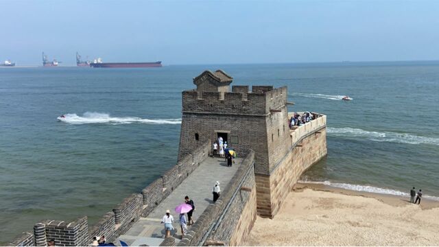 长城入海处,秦皇岛老龙头景区