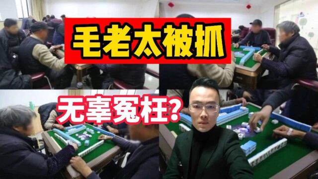 毛老太被抓,一大群人说她无辜,难道毛老太真的是被冤枉的?