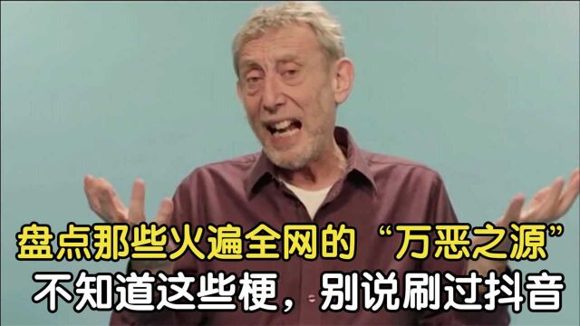 盘点全网万恶之源名场面,不明白这些原视频梗,别说混过抖音