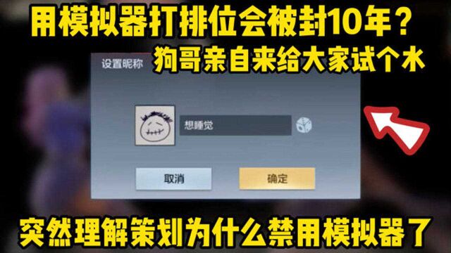 千万不要轻易用模拟器打CF,V9号差点变成了10年老兵!