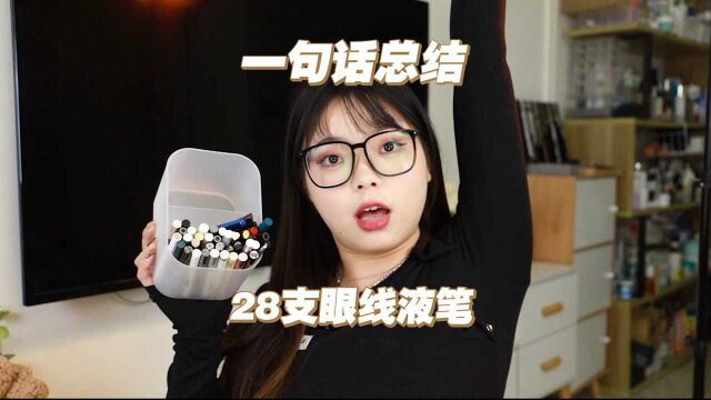 一句话总结28支眼线液笔