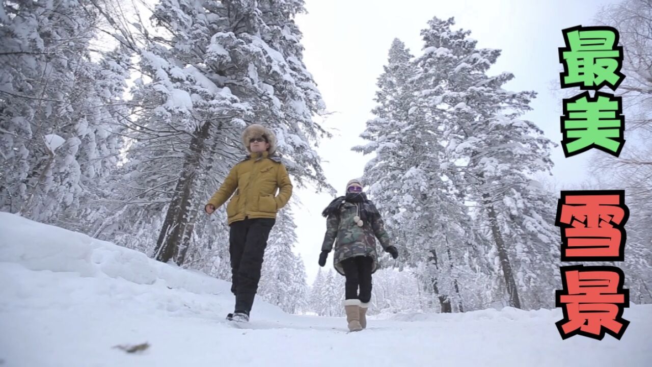 雪乡还有不为人知的秘境,深山徒步,发现最美的雪景