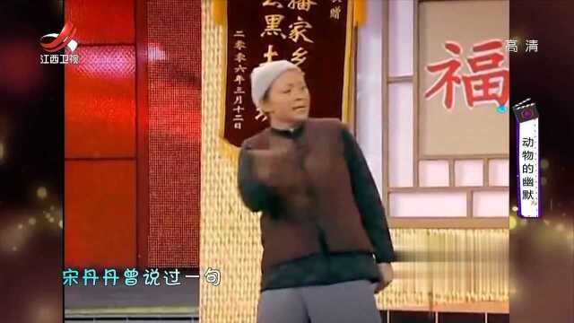 狗狗学习男子的表情,男子一严肃,狗狗就立马收起舌头