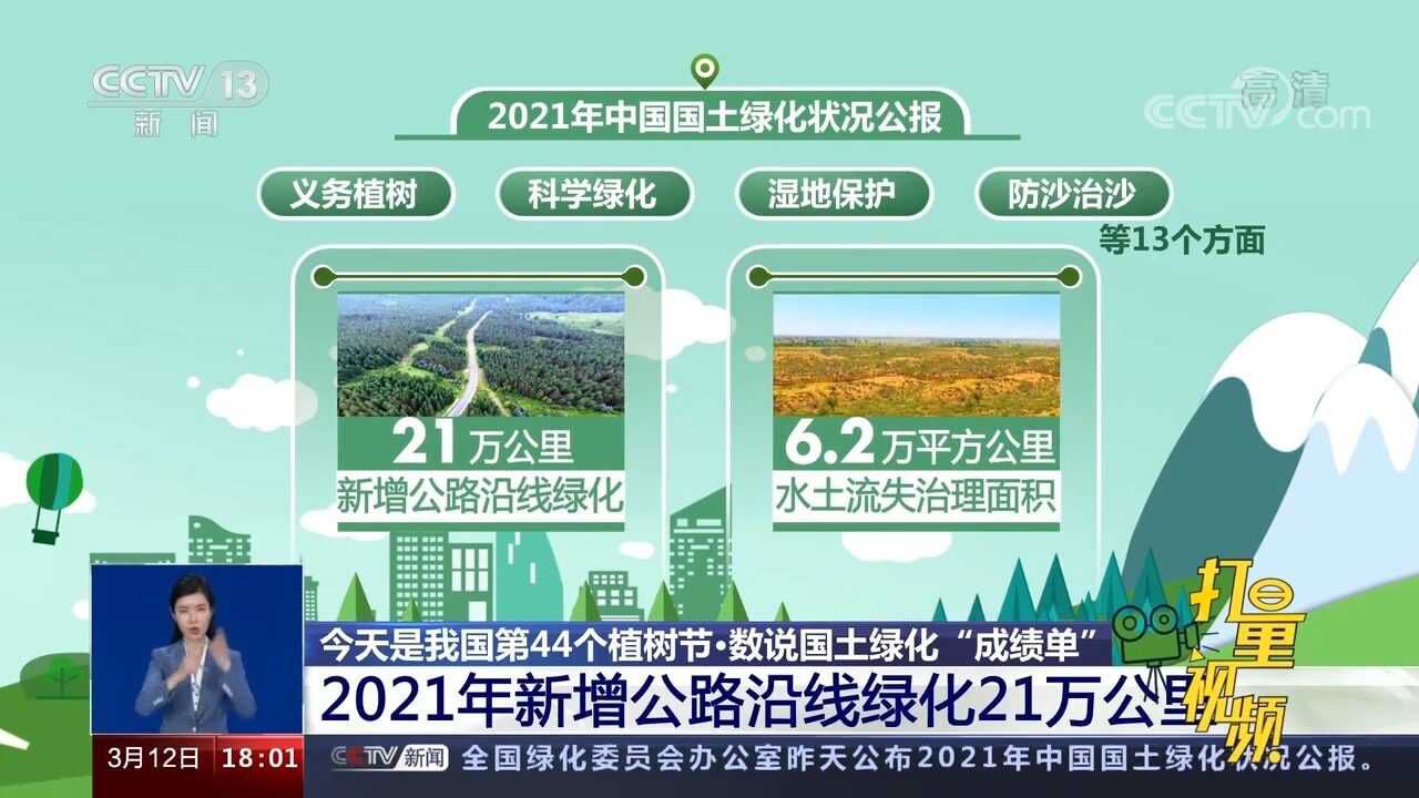 数说2021年我国国土绿化“成绩单”