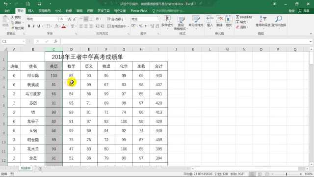 制作表头不要使用合并单元格使用跨列居