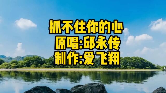 邱永传一首《抓不住你的心》经典怀旧老歌,好听极了