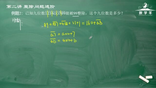 小学思维数学,第02整除问题进阶例题二,整除问题进阶