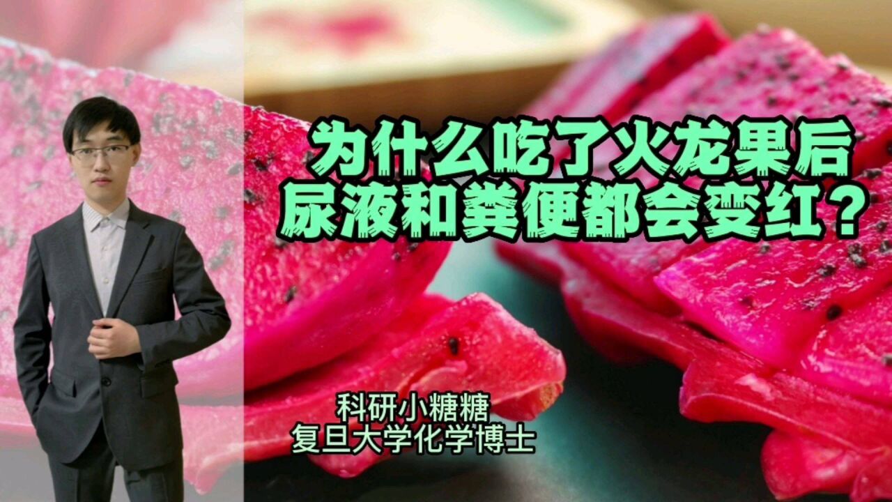 尿血?便血?为什么吃了火龙果后,尿液和粪便都会变红?