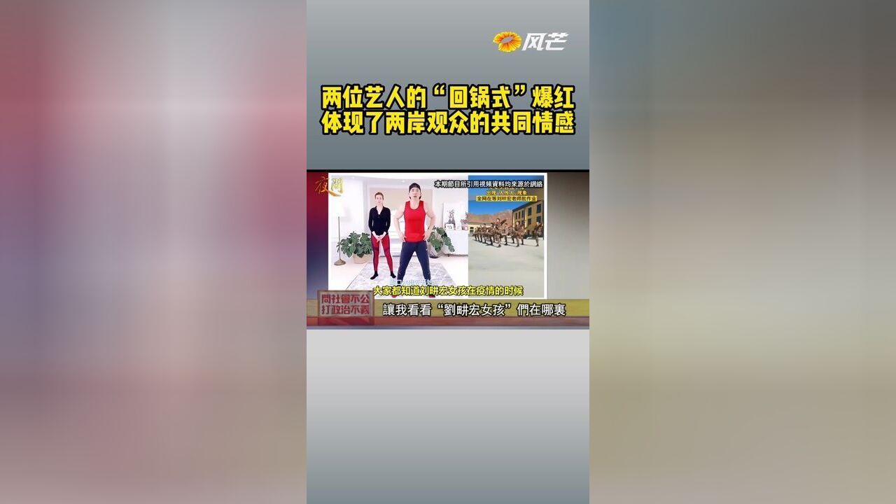 黄智贤 :两位艺人“回锅式”爆红 体现了两岸观众的共同情感