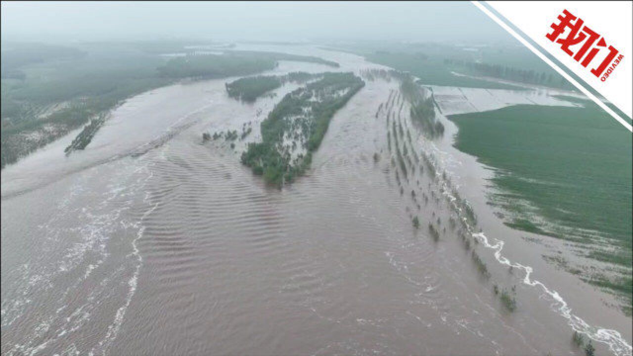 辽宁6月降雨量破历史同期极值 新民市持续降雨出现洪水庄稼被淹