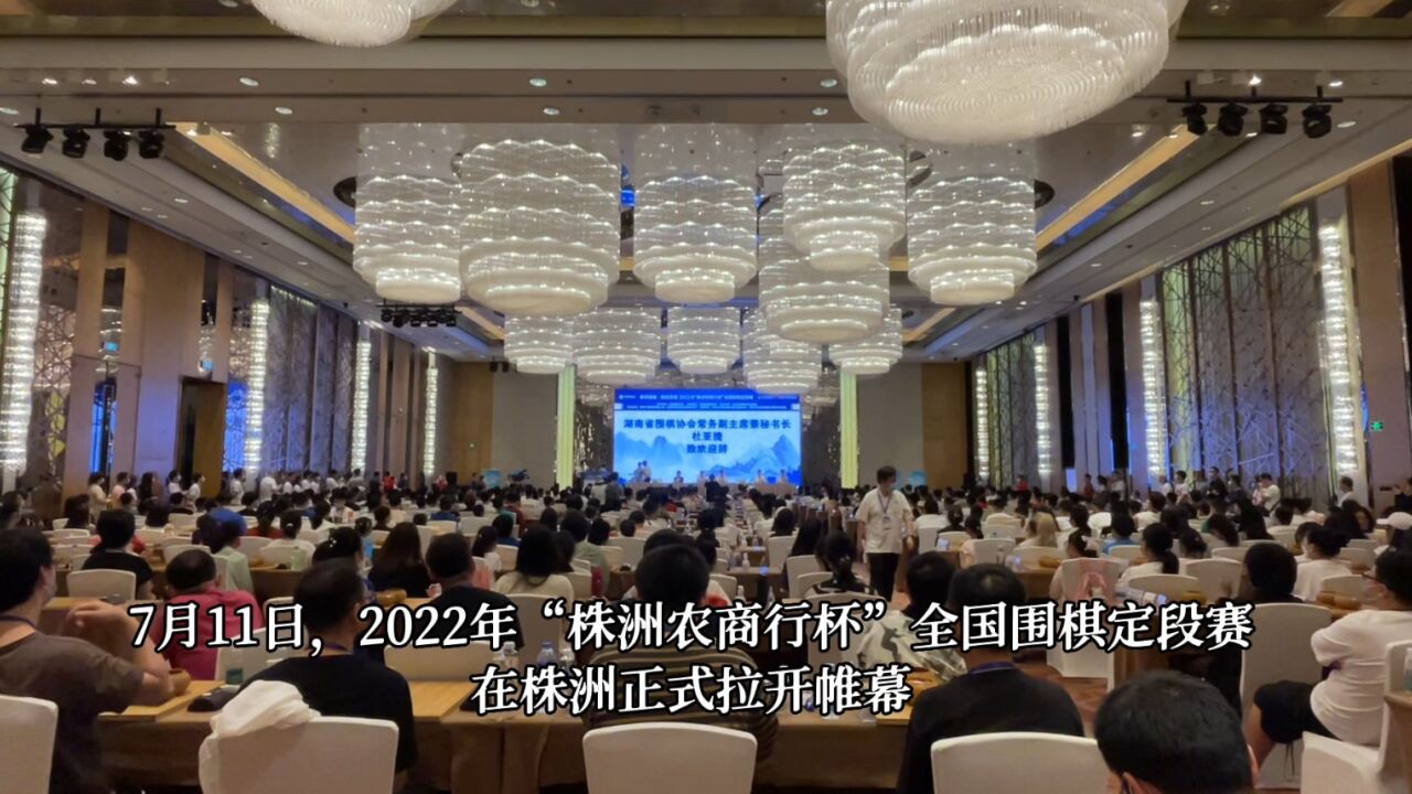 视频丨2022年全国围棋定段赛开幕 近500名棋手同台竞技