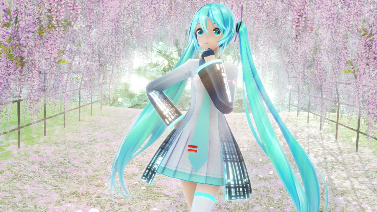 MMD初音未来,爱言叶2,我还能唱很多歌