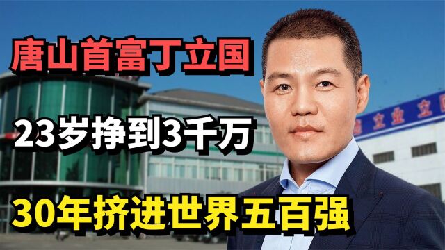 唐山首富丁立国: 23岁挣到3千万元,创业30年,登上世界500强!