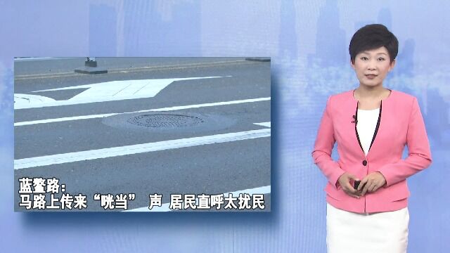 蓝鳌路:马路上传来“咣当” 声 居民直呼太扰民