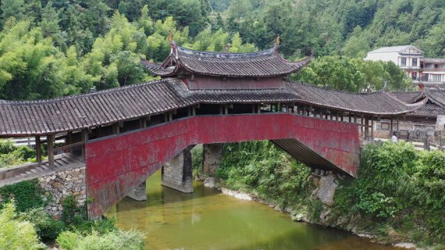 浙江泰顺廊桥,我国古代桥梁建筑的精华