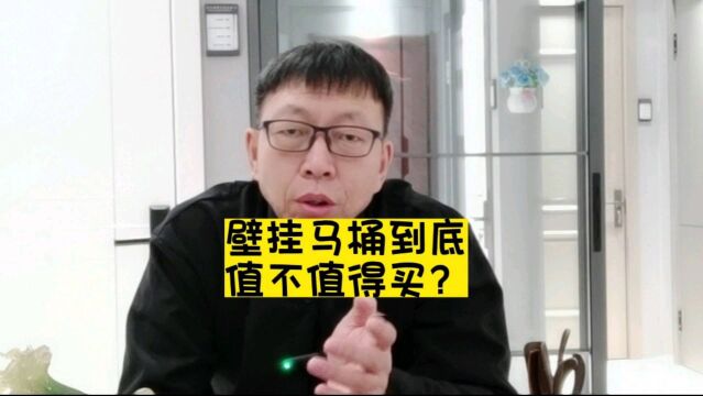 壁挂马桶到底值不值得买