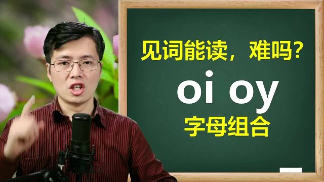 英语拼读组合oi和oy有什么相同之处?掌握这个一点,记单词