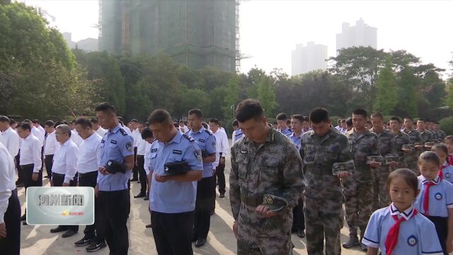 祭英烈、颂忠魂——县人武部官兵瞻仰烈士陵园