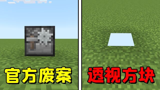 我的世界:mojang最不想让玩家知道的隐藏方块,单向镜透视方块!