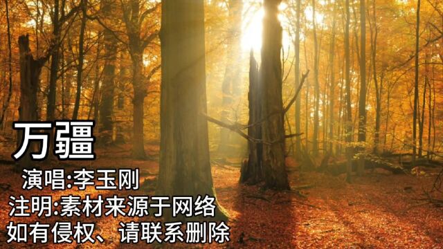 李玉刚《万疆》完整版.传递中国正能量,歌声沉稳,让人心潮澎湃.