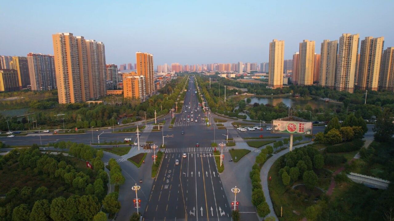 驻马店市开源大道(驿城大道)美丽街景