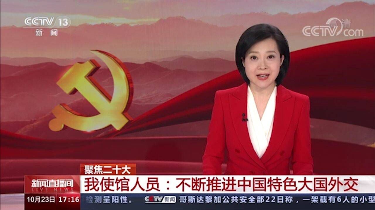 我使馆人员:不断推进中国特色大国外交