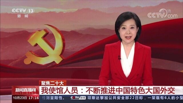 我使馆人员:不断推进中国特色大国外交