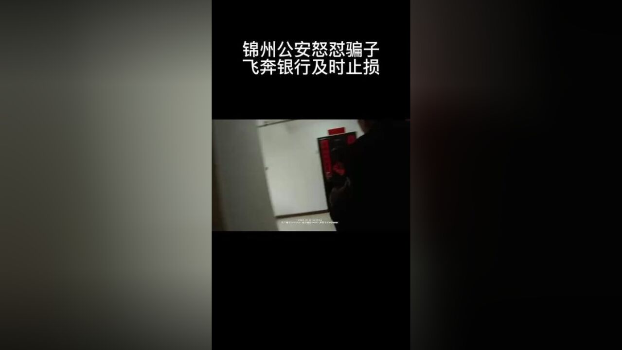 公安怒怼电诈骗子,飞奔银行及时止损!