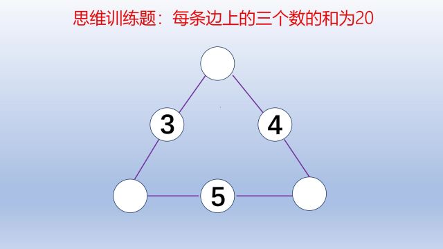 思维训练题,并不完全是猜数字其实是可以计算出来的