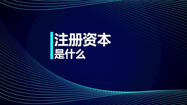 注会CPA知识点:注册资本是什么