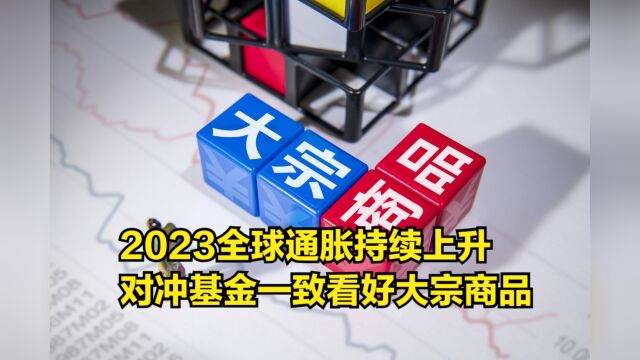 2023全球通胀持续上升,对冲基金看空股市,一致看好大宗商品