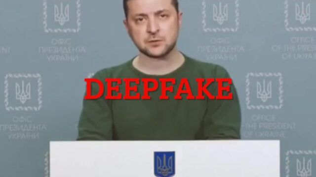 deepfake视频——泽连斯基呼吁他的士兵投降