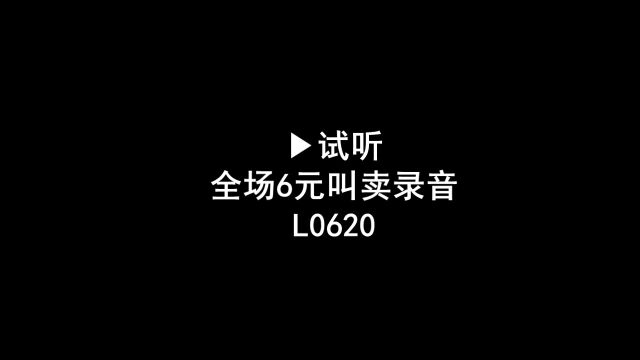 全场6元叫卖广告录音词,百货六块促销语音广告配音