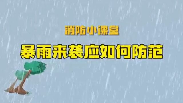 【暴风雨来袭应如何防范】