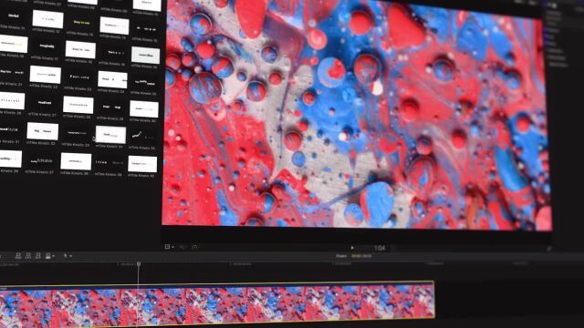FCPX插件40种动感活力节奏快闪运动文字标题动画 mTitle Kinetic