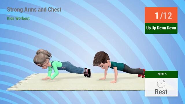 Kids Workout For Stronger Arms and Chest No Equipmentkfs9BHkApLo