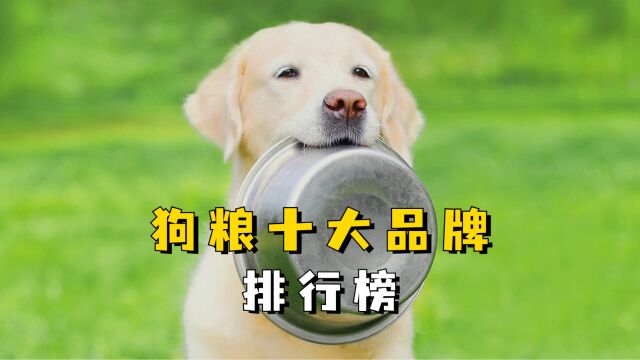 狗粮十大品牌排行榜,盲选都不会错!