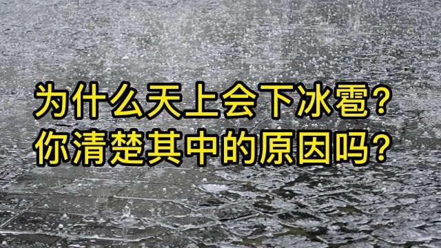 你知道冰雹是怎么来的吗?