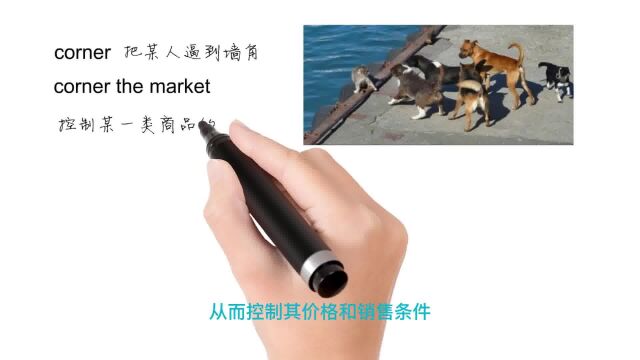 英语思维解密,为什么corner the market表示垄断市场,轻松学英语