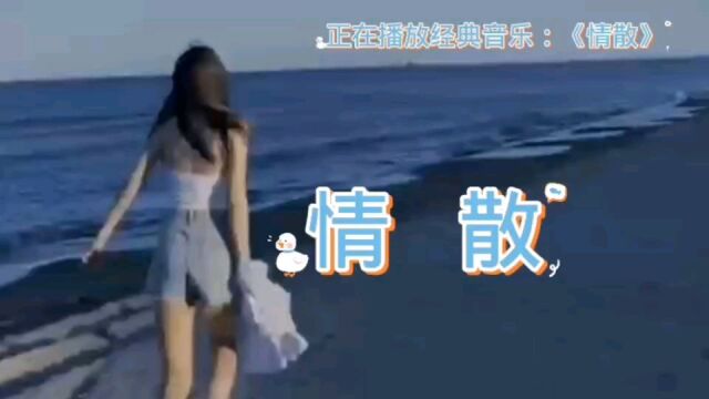 正在播放经典音乐《情散》