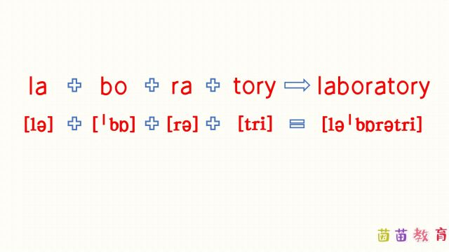 自然拼读:laboratory