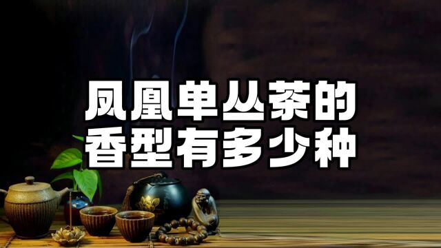 你知道凤凰单丛茶有多少种香型吗?总结为三兰加两桂,夜茉杏姜黄